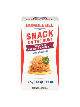Bumble Bee Snack on the Run BBQ Chicken Salad with Crackers Kit, 3.5 oz