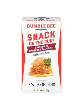 Bumble Bee Snack on the Run BBQ Chicken Salad with Crackers Kit, 3.5 oz