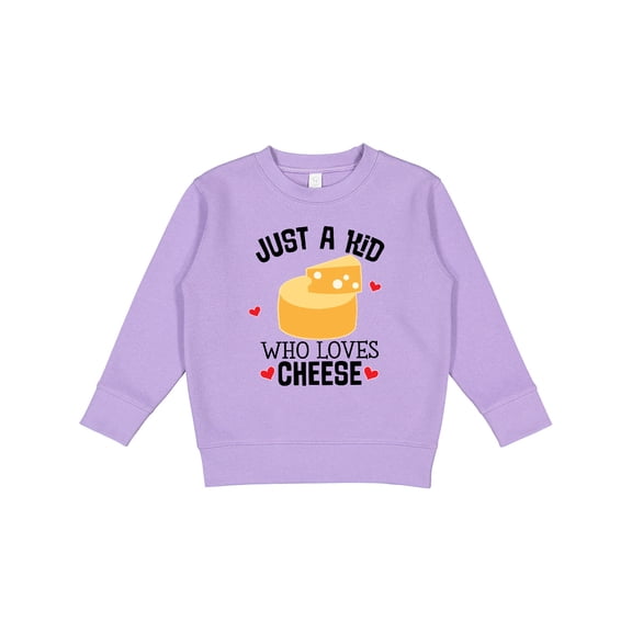 Inktastic Cheese Lover Kids Toddler Sweatshirt