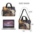 thumbnail image 3 of FORMRS 16" Laptop Bag Carrying Sleeve Case with Handle Travel Shoulder Briefcase, Colorful Skeleton with Cloud, 3 of 8