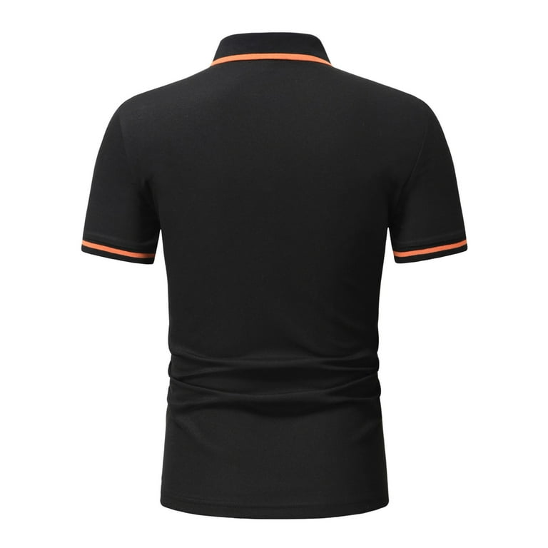 adviicd Black Magellan Shirts for Men Fashion Men's Short Sleeve