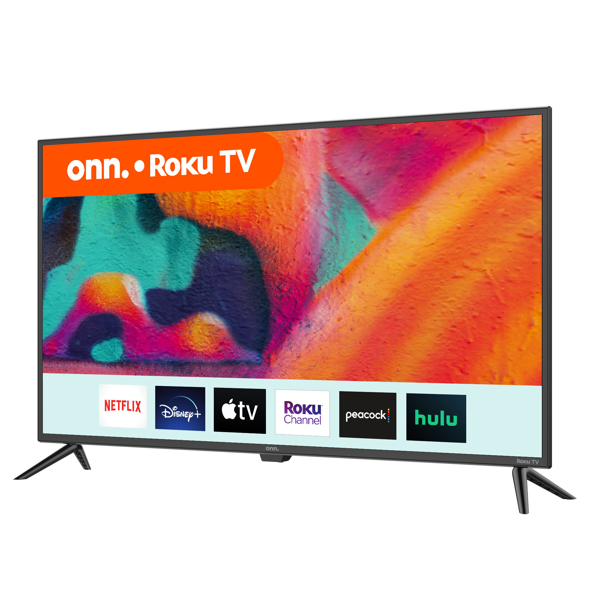 onn. 43” Class FHD (1080P) LED Roku Smart TV (100133209) - image 3 of 16