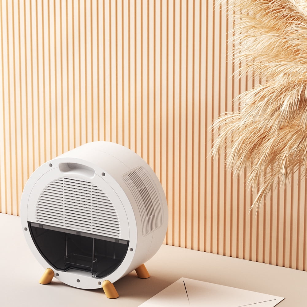 Thermoelectric Dehumidifier for Home, Quiet and Compact Mini Dehumidifier with Auto Shut-Off & 7-Color Light for Closets, Bathrooms, Bedrooms, and Basements up to 280 sq ft