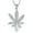 Silver, variant on Marijuana Leaves Cremation Jewelry Pendant for Ashes Solid Stainless Steel Memorial Urn Necklace for Men Keepsake Holder Jewellery