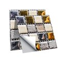 thumbnail image 1 of De Pegatinas De Azulejos De Cristal 3D, Pegatinas De Pared Autoadhesivas Para Decoración De Baño Y Cocina 30 Uds. Inevent HA040767-05, 1 of 6