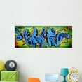 thumbnail image 1 of Amazing Colorful Graffiti Wall Mural Decal by Wallmonkeys Vinyl Peel and Stick Graphic (48 in W x 18 in H), 1 of 4