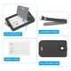 thumbnail image 3 of Etiquetas de equipaje Uxcell de 2 paquetes, etiquetas de nombre de maleta de cuero PU, etiquetas de maleta, accesorios de viaje, negro, 3 of 6
