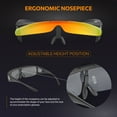 thumbnail image 3 of Polarized Sunglasses Fit Over Prescription Glasses for Men Women Flip Up Shield Lens Driving Shades, 3 of 7
