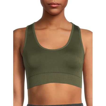 

Avia Women’s Plus Medium Support Seamless Racerback Sports Bra
