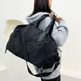 thumbnail image 6 of vnanda Carry-on Travel Bag with Trolley Cover Multifunctional Travel Shoulder Bag with Shoe Compartment Wet/dry Separation Waterproof for Women for Gym, 6 of 7