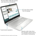 thumbnail image 3 of HP 15 15.6" FHD Laptop Computer, AMD Ryzen 3 3250U up to 3.5GHz, 4GB DDR4 RAM, 128GB SSD, 802.11AC WiFi, Bluetooth 5.0, Webcam, Type-C, HDMI, Silver, Windows 10 S, 64GB Flash Drive, 3 of 7