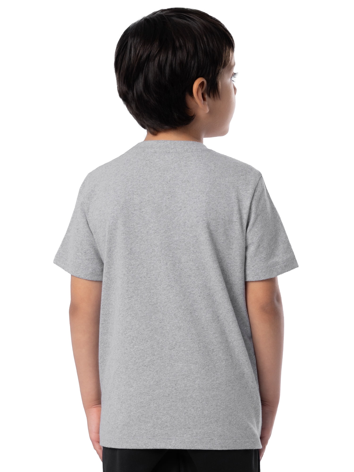 Athletic Works Boys Active Short Sleeve Graphic T-Shirt, Sizes 4-18 & Husky