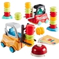 thumbnail image 1 of Tholdsy Regalos, camión de ingeniería, carretilla elevadora, pala de prensa, juguete para niños, juego de transporte de carretilla elevadora Juegos de imaginación, 1 of 6