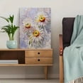 thumbnail image 5 of Daisy Floral Impasto Canvas Print Wall Art for Living Room Bedroom Dining Room Office Decor, 5 of 8