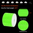 thumbnail image 3 of Uxcell 2 Inch x 33 ft Reflective Tape, 1 Roll Safety Tape with Scraper, Green, 3 of 7