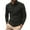 Black/#3, variant on WTXUE Polos Long Sleeve, Lapel Golf Shirts for Men Spring Autumn Casual Button T Shirt Top Solid | Workwear for Men Dark Gray L