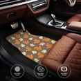 thumbnail image 6 of Pofeuu Squirrel And Maple Leaves Print Car Foot Mat Set of 4 Pieces - All-Weather Full Set Floor Mats for Cars Trucks SUVs, 6 of 7