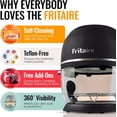 thumbnail image 2 of Non Toxic Air Fryer™ Pro | 9-in-1 Glass Fryer Self-Cleaning 5 Quart Rotisserie and Tumbler 400F Vortex For Even Cooking, BPA-Free Teflon Free, Recrisp, Roast, Bake, Black, 2 of 5