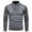 Dark Gray, variant on Men's V Neck Knit Sweater Shirt Style Long Sleeve Slim Fit Casual Pullover Top