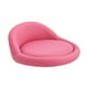 thumbnail image 3 of Taburete de bar de piel sintética redondo de 38 cm de diámetro, asiento de silla, asiento de taburete, accesorio de cocina fácil de limpiar Rosa, 3 of 9