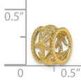 thumbnail image 4 of Finest Gold 14K Yellow Gold Polished Starfish Slide Pendant, 4 of 4