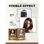 Herbishh Hair Color Shampoo for Gray Hair, Men & Women, Travel Size, 10+1 Pack (Light Brown 30 ml)