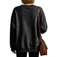 thumbnail image 6 of IAJDKMEK Sweatshirts for Women Loose Fit Round Neck — Long Sleeve Top, Fall Tops for Women Solid Casual Wear, 6 of 7