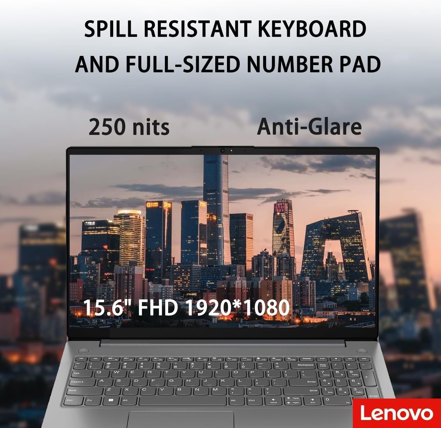 Lenovo V15 G4 15.6" FHD Laptop,Intel Core i5-13420H (Beat i7-1255U), 16GB RAM, 512GB SSD, Wi-Fi 6, Webcam, RJ-45, Windows 11 Home, Black
