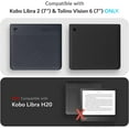 thumbnail image 4 of TUDIA for Kobo Libra 2 Case 7", [SKN] Semi-Transparent TPU Bumper Case Cover (Clear Pink), 4 of 7