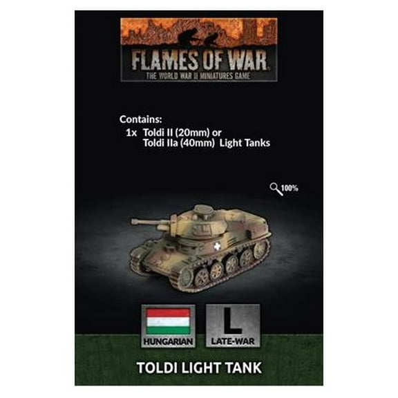 Flames of War: Hungarian Toldi Light Tank (Late-War)