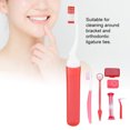 thumbnail image 4 of Teeth Tools Oral Care Kit  Instruments  Equipment Teeth Clean Tool Tooth Brush Mouth Mirror Interdental Brush  Floss Oral Tools Orthodontic Oral Care 01#, 4 of 8
