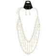 thumbnail image 2 of Mi Amore Adjustable Necklace-Earring-Set Gold-Tone/Clear, 2 of 3