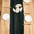 thumbnail image 4 of Mantel de de 30x300 Cm, Decoración de Mesa para Bodas Románticas, Mantel de Verde Oscuro, 4 of 5