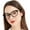 Black, variant on MARE AZZURO Oversized Reading Glasses Women Trendy Round Readers 1.0 1.25 1.5 to 3.5 (3 Colors) Polycarbonate Lens