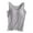 ZA Grey, variant on ZXLBBD Womens Tank Tops with Built In Bras Summer Crew Neck Sleeveless Camisole Plus Size Padded Workout Tops Casual Outdoor Loose Fit Daily Wear