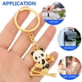 thumbnail image 3 of Phenofice 2Pcs Cartoon Animal Key Chain Metal Key Organizer For Students And Family Members, 3 of 8