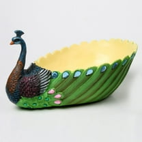 WHAMVOX  Plant Pots Outdoor Peacock Succulent Resin Flower Container