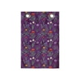 thumbnail image 1 of Periwinkle Hanging Pocket Organizer, Illustration of Various Spring Flowers and Leaves Botanical Art, Printed Polyester Storage Bag with Pockets, 14" x 20", Dark Mauve Multicolor, 1 of 2