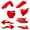 91084 Original 21, variant on Polisport Standard MX Replica Plastic Kit GasGas MC 85 (2021-2024) - OEM Red