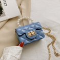 thumbnail image 3 of Bolso pequeño para mujer, mini bolso femenino, nuevo estilo 2025, moderno y con personalidad, bolso de gelatina, elegante bolso de mano con cadena, bolso de mensajero, 3 of 5