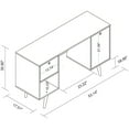 thumbnail image 4 of Manhattan Comfort Edgar Writing Desk in White, 4 of 4