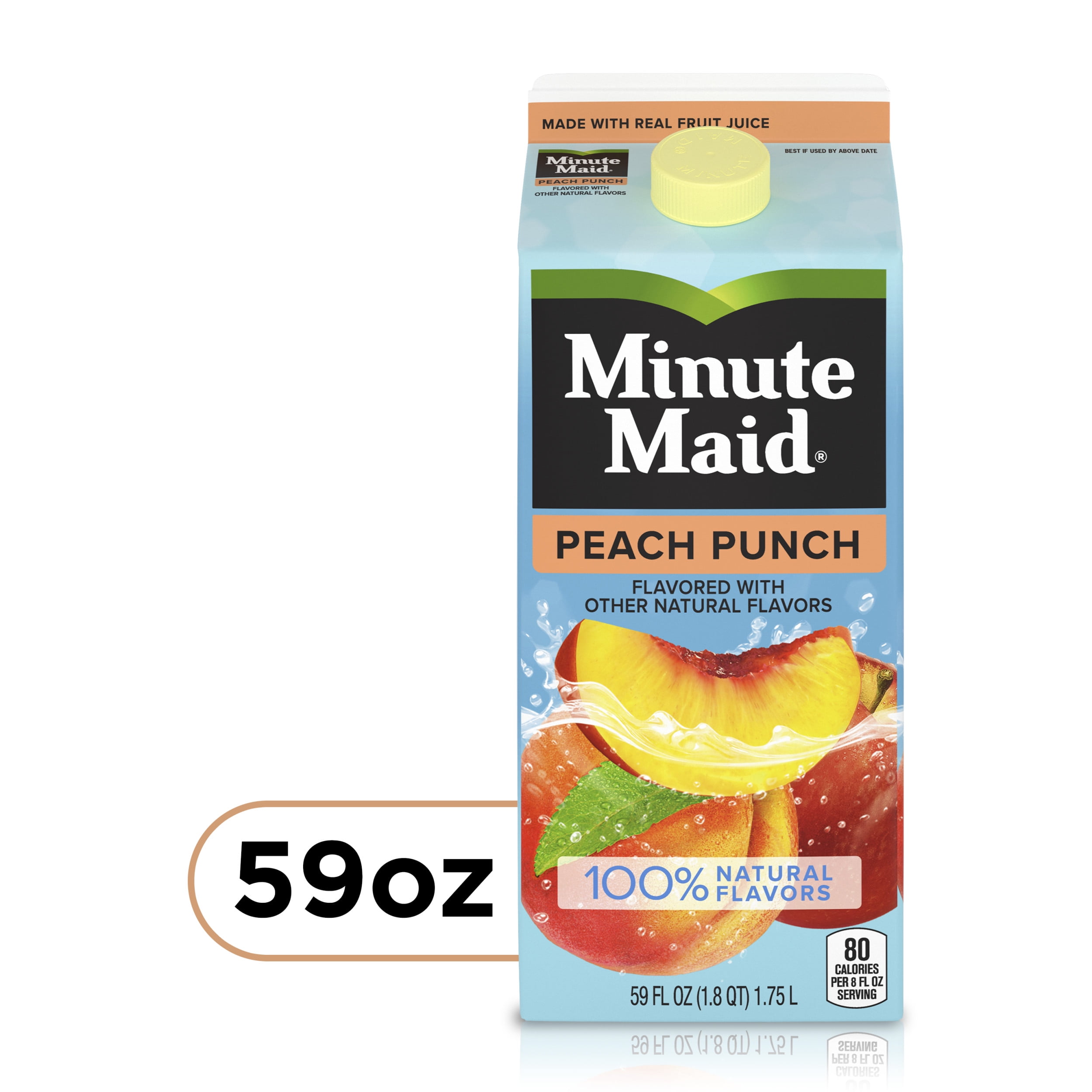 Minute Maid Premium Peach Fruit Juice Drink, 59 fl oz Carton