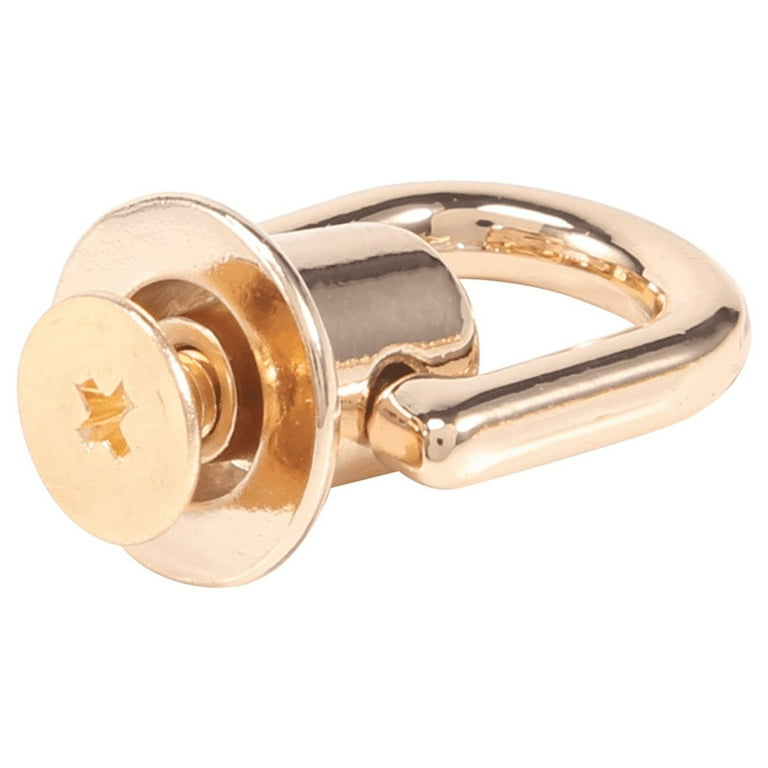 Metal rivet d clearance ring