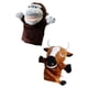 thumbnail image 2 of 2 marionetas de mano para niños, juguetes de peluche de animales para fiestas, juegos imaginativos Orangután y ganado, 2 of 8