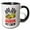 Black/White, variant on 3drose, Pit Crew Grandpa Funny Car Race Theme Birthday Party Host, 15oz Mug