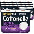 thumbnail image 2 of EnjinZZ Ultra Comfort Toilet Paper with Cushiony CleaningRipples, 2- Ply, 32 Family Mega Rolls (8 Packs of 4) (32 Family Mega Rolls= 144 Regular Rolls), 325 Sheets per Roll, Packaging May Vary, 2 of 2