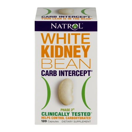 Natrol White Kidney Bean Capsules, 1000 Mg, 120 Ct