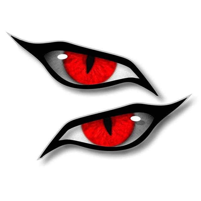 Devil's Eye Sticker for Cars Motorcycles Computers and Walls Self-Adhesive Decorative Vinyl Decal 1 Piece