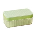 thumbnail image 2 of Molde de caja de hielo para refrigerador de grado alimenticio | Liberación fácil | Tapa a prueba de olores y fugas | Combo de silicona dura y blanda | 1 paquete | Fácil de limpiar | Uso de la cocina, 2 of 8