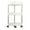 White/3 Layer, variant on Corner Shower Storage Shelf Organizer, 4-Tier Rolling Cart with Wheels & Drainage Holes, White Plastic & Steel, 40.9x10.2 Inches (White/5 Layer)